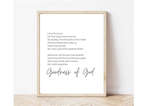 i will sing of the goodness of god lyrics|Goodness of God (Official Lyric Video) .